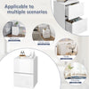Bedside Table Cabinet Bedroom Furniture Storage Nightstand w/ Drawer Living Room