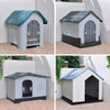 Large Dog Kennel Pet House Weatherproof Indoor Outdoor Animal Shelter with Door
