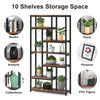 Tribesigns 79 Inch Extra Tall Bookshelf, 7-Tier Vintage Bookcase