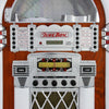 Jukebox Retro Vintage CD Player Machine 1950s Bluetooth LED Lights Free Standing