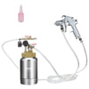 2L/0.5gal Spray Paint Pressure Pot Tank 1.8mm Nozzle Spray Gun Hoses Kit