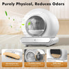 Automatic Cat Litter Box 65L Self Cleaning Litter Tray Smart App Control WIFI
