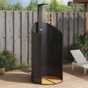 Garden Shower, Shower with Slatted Base, Steel Frame, Patio Shower for S2S0