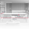 LED Panel Ceiling Light CCT Remote Control Dimmable Living Room Hallway