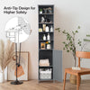 Bathroom Cabinet Freestanding Floor Cabinet Narrow Storage Cabinet Adjustable