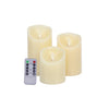 3 OR 5PCS LED Flameless Candles Remote Flickering Pillar Timer Battery Operated