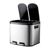 Kitchen Rubbish Recycling Pedal Bin 20l 30L 2 Waste Compartment Hands-Free