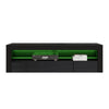 TV Stand Modern High Gloss Doors Entertainment Unit Cabinet With RGB LED Lights