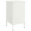 Bedside Cabinets 2 pcs White 36x39x68 Cold-rolled Steel F3R8