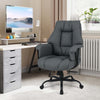 Ergonomic Office Chair PU Leather Computer Chair-Gray