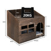 Wooden Cat House Pet Home Cat Cave Outdoor Backyard Shelter Garden Shelf Table