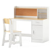 Kids Study Desk and Chair Set Student Table and Chair-White