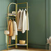 Metal Clothes Rail Adjustable Garment Rack Clothing Storage Organizer Coat Rack