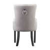 Velvet Pull Door Knocker Studded Dining Kitchen Accent Chairs Luxury Windsor