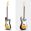 Glarry Electric GP Bass Guitar 4 String Set with Bag Strap Cable Full Kit NEW