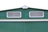 Large 10 X 8FT Outdoor Storage Garden Shed Sliding Door Galvanised Metal Green