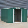 8x 8ft Shed Galvanized Metal Storage Garden Shed Bike Unit Tools Bicycle Store