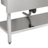 Commercial Restaurant Stainless Steel Sink 120cm Single Bowl Kitchen Wash Table