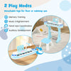 Electronic Kids Piano Toy with Stool 8 Rhythms & 8 Instruments-Blue