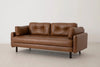 Swyft Model 04 3 Seater Sofa Bed - Maple Leather RRP £3000
