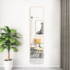 Over Door Mirror Wall-Mount Full Length Framed Dressing Mirror Bedroom Room Deco