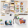 4x Stackable Wardrobe Drawer Units Organizer Clothes Closet Storage Basket Boxes