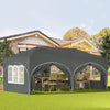 3x 6m Pop up Gazebo, Premium Gazebo with Sides, Weatherproof, Uv-Resistant