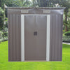 Panana Metal Garden Shed Storage Sheds Heavy Duty Outdoor Organiser4/6/8/10ft