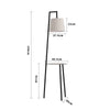 Modern Tripod LED Floor Lamp Reading Lamp Standing Corner Lamp with Coffee Table