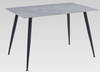 Argenta Sintered Stone Effect Dining / kitchen Table Black Metal leg
