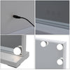 LED Bulbs Hollywood Mirror Dressing Table Vanity Make-Up Mirror Dimmable Lights