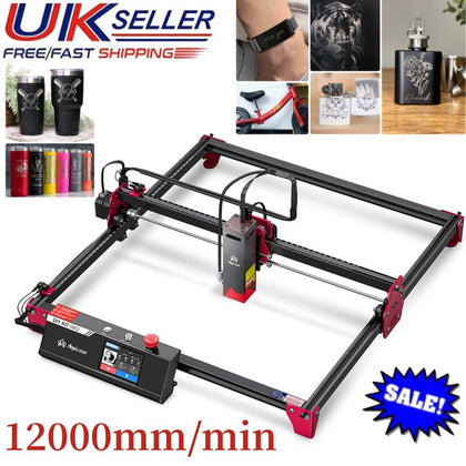 10W Output Laser Engraver Cutter for Wood Metal 400*435mm Touch Screen 3.5'' New
