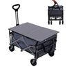 Garden Trailer Cart Heavy Duty Camping Beach Festival Trolley Foldable Wagon