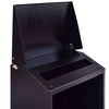 Wall Mounted Outdoor Large Lockable Mailbox Steel Locking Home Letter Post Box