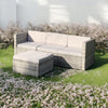 Luxurious Rattan Garden Furniture Sofa Lounge Set - In/Outdoor Cushions Included