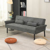 3 Seater Click Clack Sofa Bed Recliner Settee Couch Sofabed with Bloster Pillows