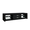Modern TV Stand High Gloss Doors Entertainment Unit Cabinet With RGB LED Lights