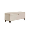 Dusk Windermere Ecru Velvet Storage Ottoman RRP £399