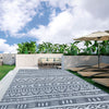 Outdoor Rug Garden Geometric Large Waterproof Patio Area Non Slip Deck Floor UK
