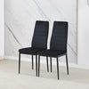 2/4/6x Velvet Dining Chairs Side Chair High Back Padded Seat Dining Room Kitchen