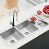 Undermount/Inset Kitchen Sink w/ Drainer Fittings Single/Double Bowl Campervan