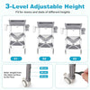Foldable Waterproof Diaper Changing Station w/ Large Storage Rack-Grey
