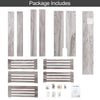 Small Medium Large Radiator Cover Vertical Slatted Grill Wooden Heating Cabinet