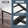 4ft6 Double Bed Mattress Foundation Metal Iron Bed Frame with Under-bed Lebspyjv
