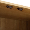 3 Tier Wooden Bookcase Cupboard with Doors Storage Shelving Display Cabinet Unit
