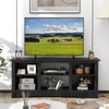 Costway TV Console Table TV Stand for up to 65" Flat Screen TVs-Black