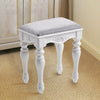 Vintage Dressing Table Desk Stool Vanity Seat Dresser Chairs Bedroom Carving Leg