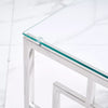 Set of 3 Glass Nesting Coffee Tables Stacking End Side Tables for Living Room