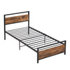 Simple Budget metal bed Single bed Frame w/Mattresses Option Bedroom Furniture