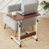 Mobile Sofa Side Table C Shaped Laptop End Table Height Adjustabl Living/Bedroom